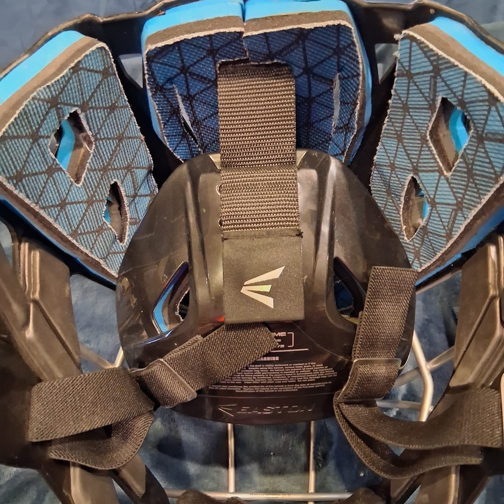 Easton Gametime Baseball Catcher's Helmet (L) | Black | Large - Picture 5 of 6